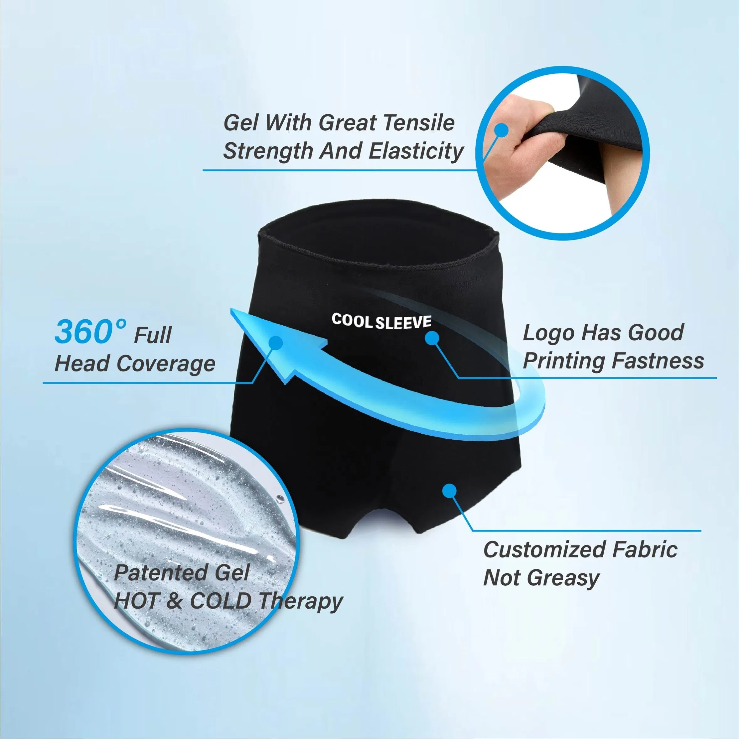 Hot & Cold Therapy Migraine Relief Ice Head Wrap