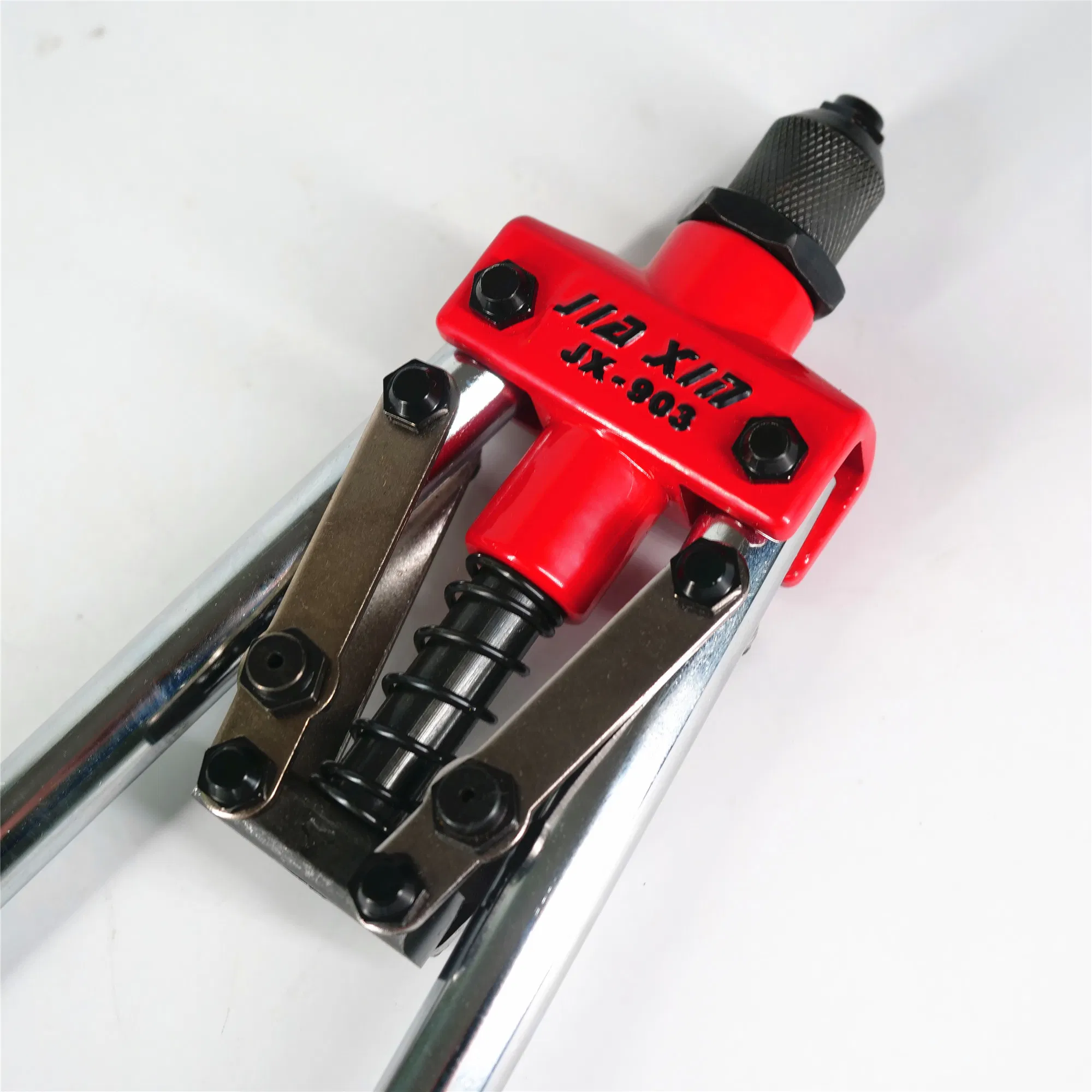 17" Riveting Tools Bimanual Rivet Gun Heavy Duty Long Arm Hand Riveter