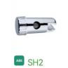 Luxury Chrome Adjustable Shower Head with Durable ABS Holder
