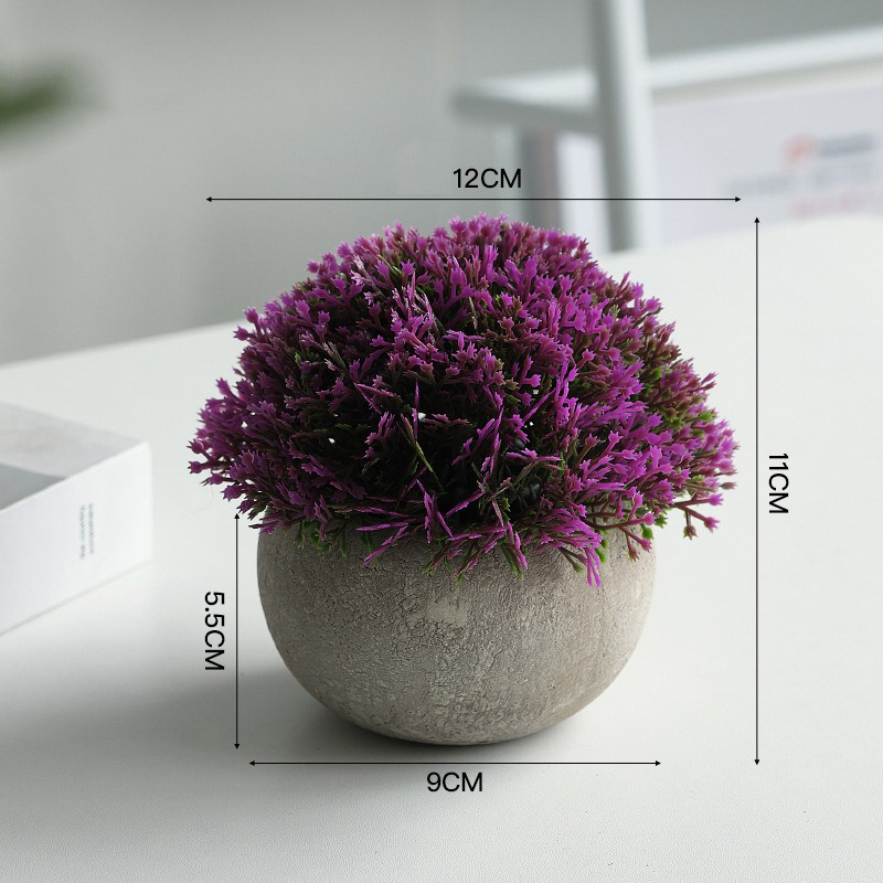 Бонсай искусственный в горшке нордический стиль