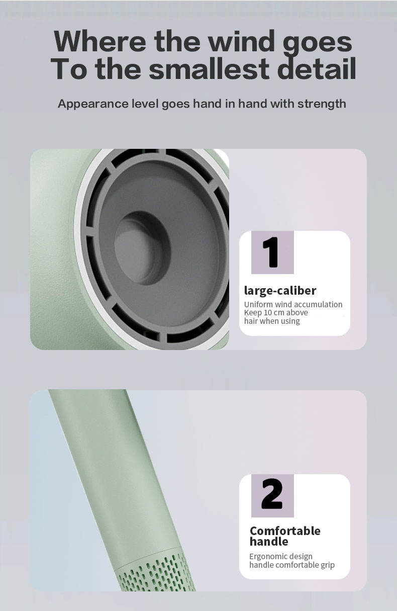 High-Speed Salon Hair Dryer with Lonic Feature and Concentrator Nozzle