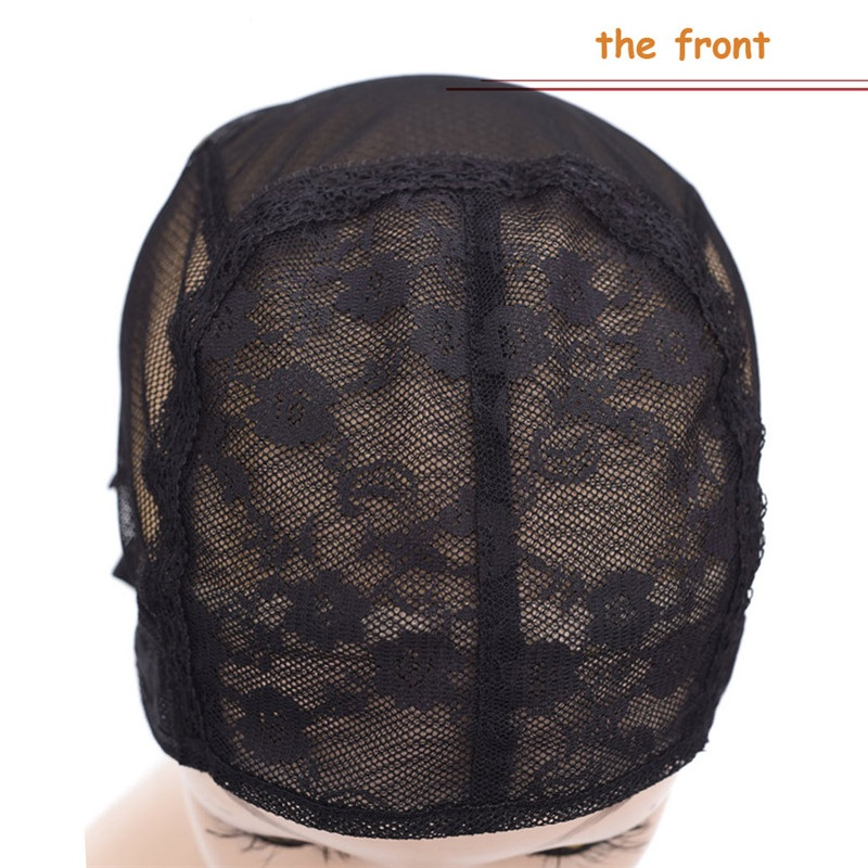 Lace Wig Cap for Making Wigs with Adjustable Straps Waving Cap Elastic Band for Wigs