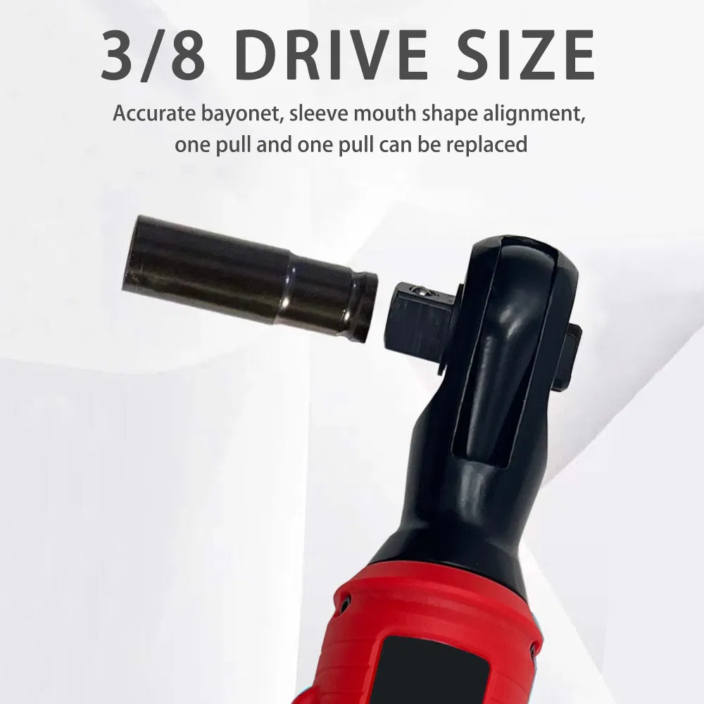 Glgw OEM Lithium Battery Power Tools 20V Electric Ratchet Wrench Cordless Angle Ratchet Wrench