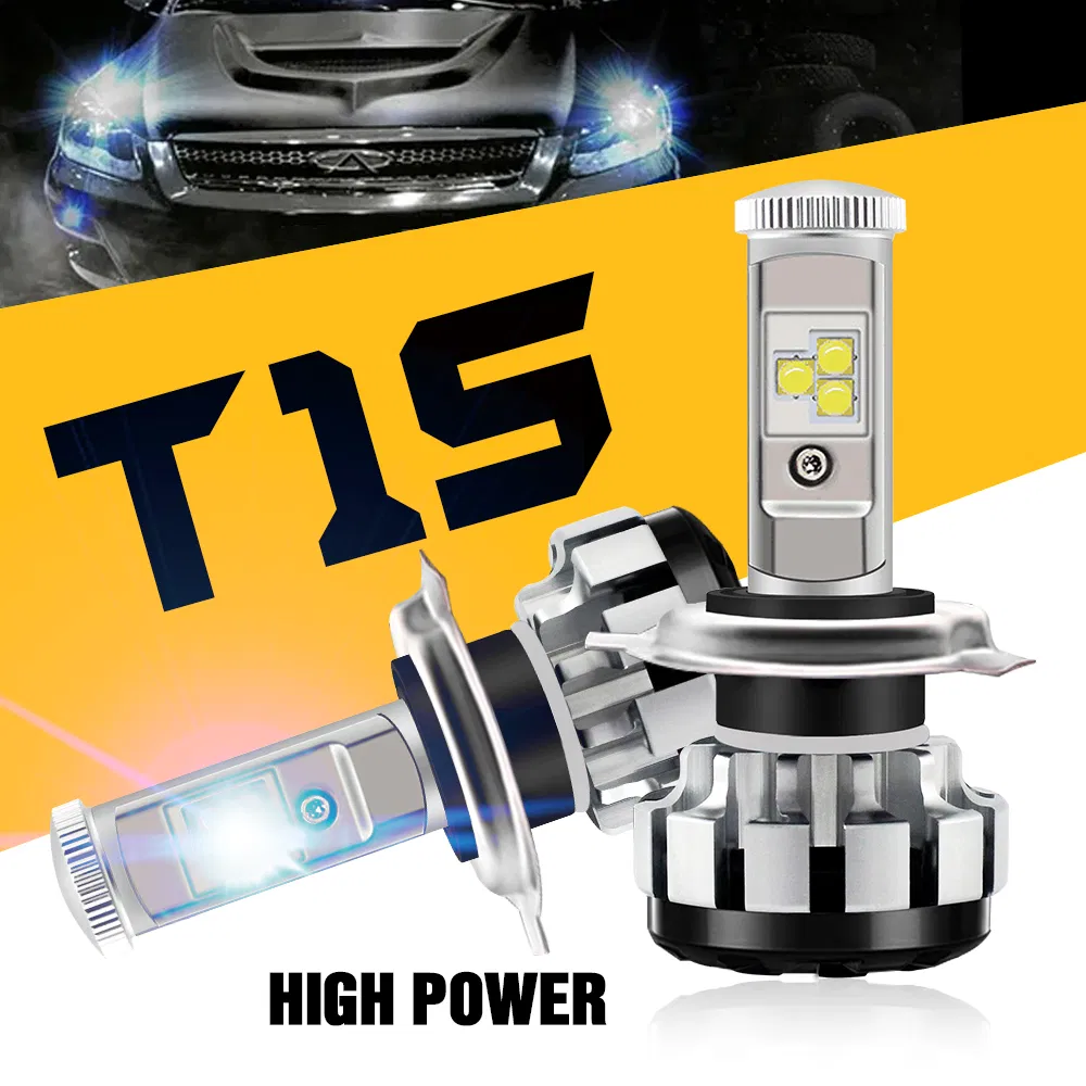 Светодиодная лампа T1s 80W 8000lm для авто H4 H7