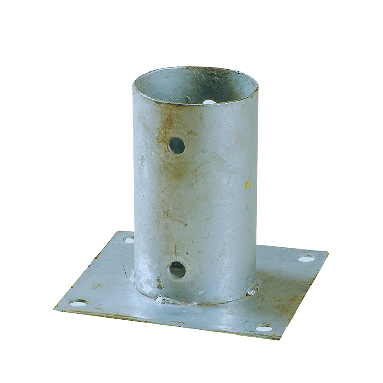 HDG Screw-Fixed Round Post Holder