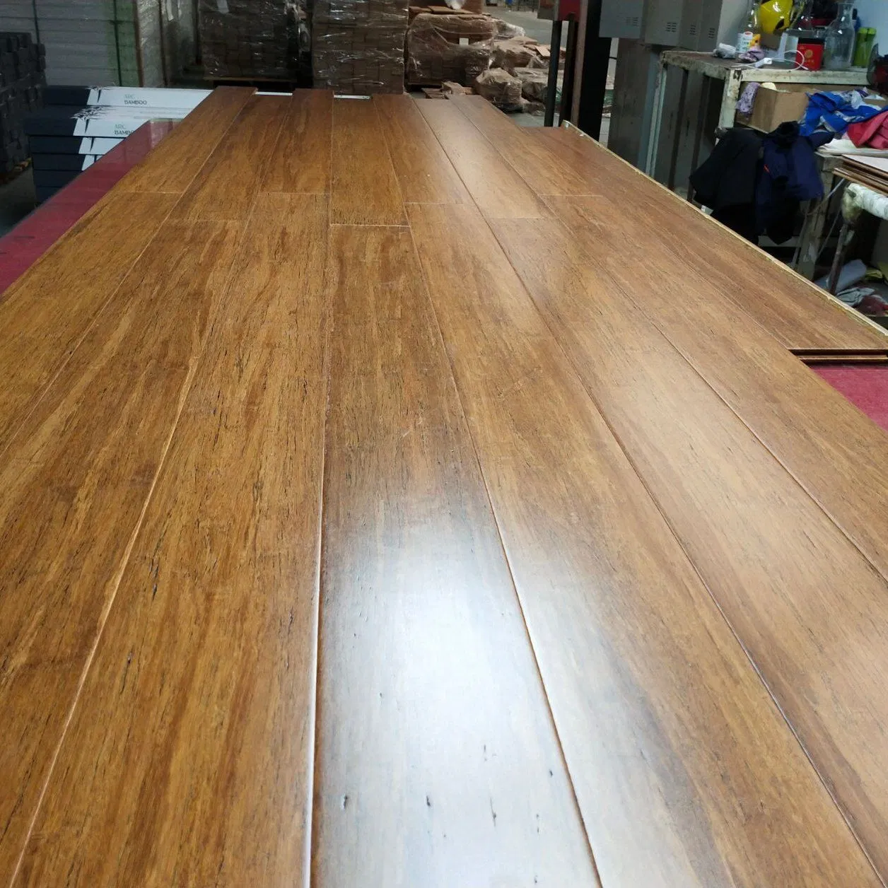 Водостойкий бамбуковый паркет Coffee E0 Strand Woven