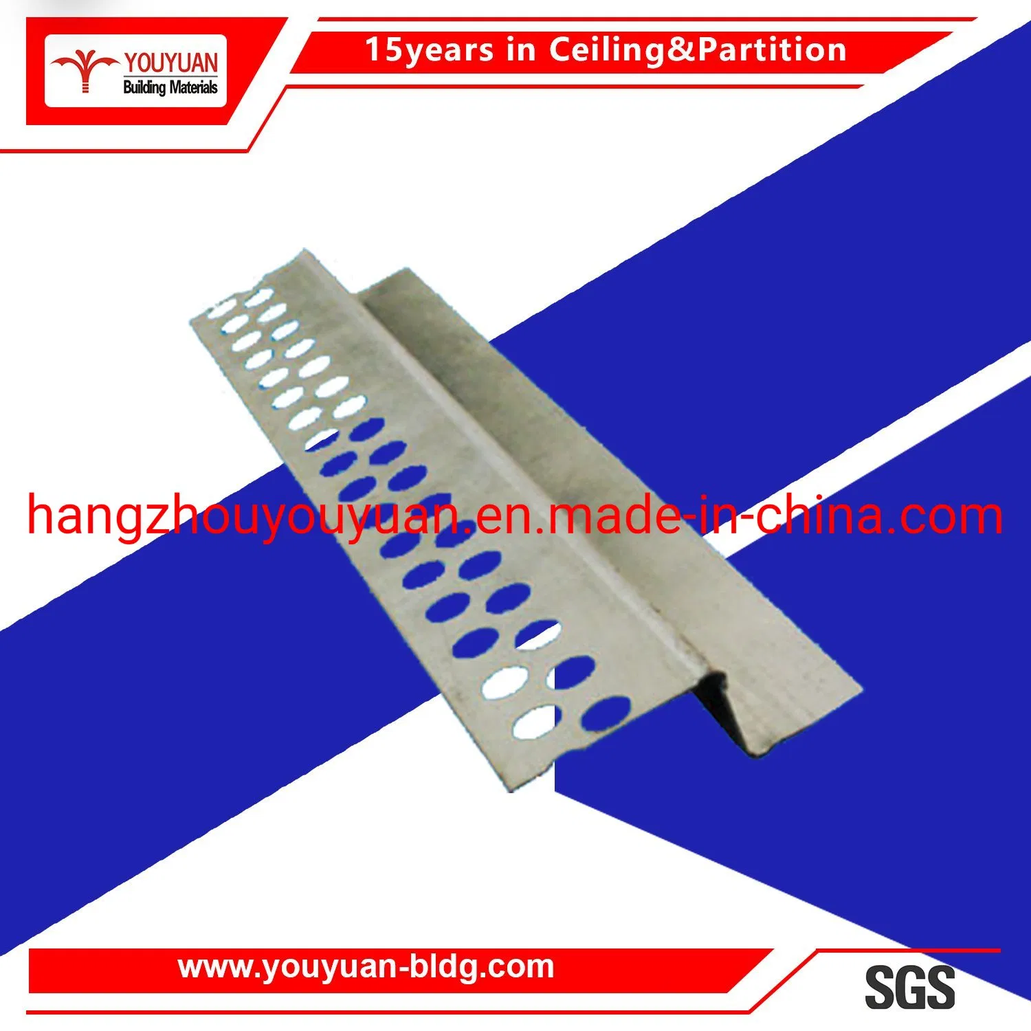 Galvanized Steel C U Z L Section Ceiling Drywall Metal Bar Wall Angle