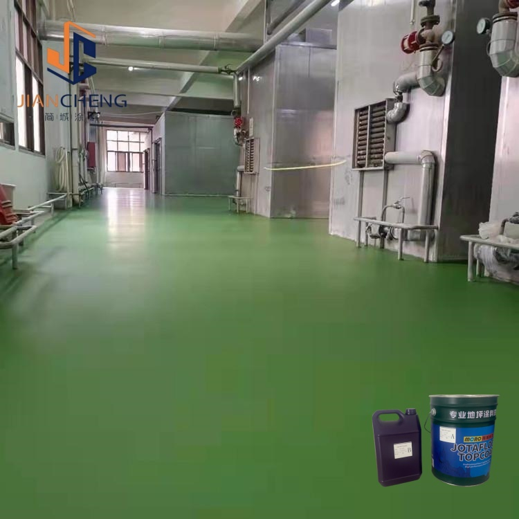 Green Polyurethane Cement Anti-Skid Wear-Resistant Paint System