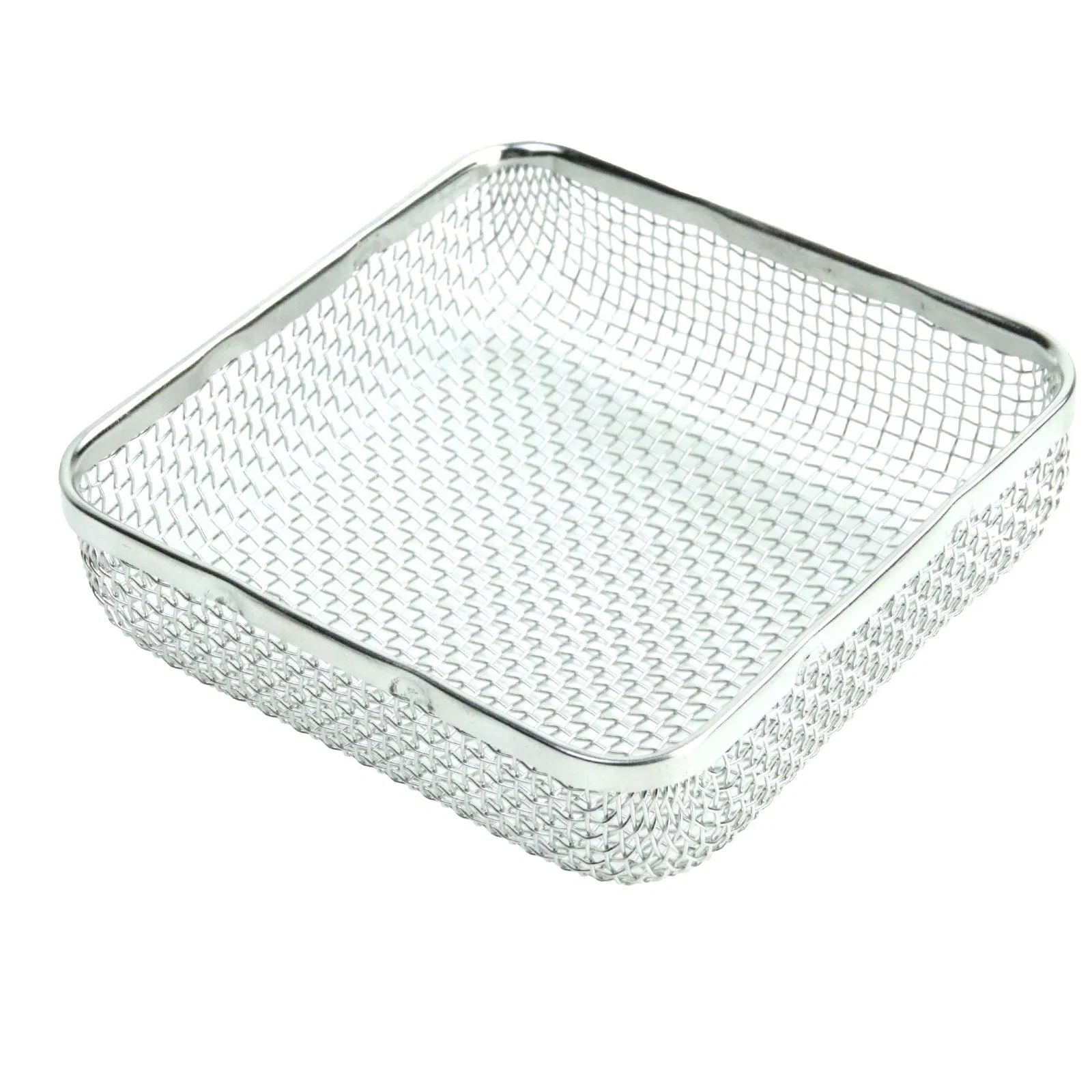 High Quality Food Grade Stainless Steel Square Cleaning Storage Wire Basket