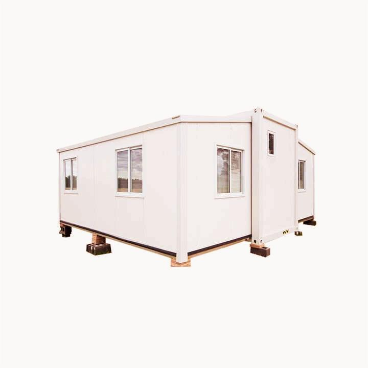 a Temporary Building with a Double Wing Comprehensive Room Suitable for Outdoor Work