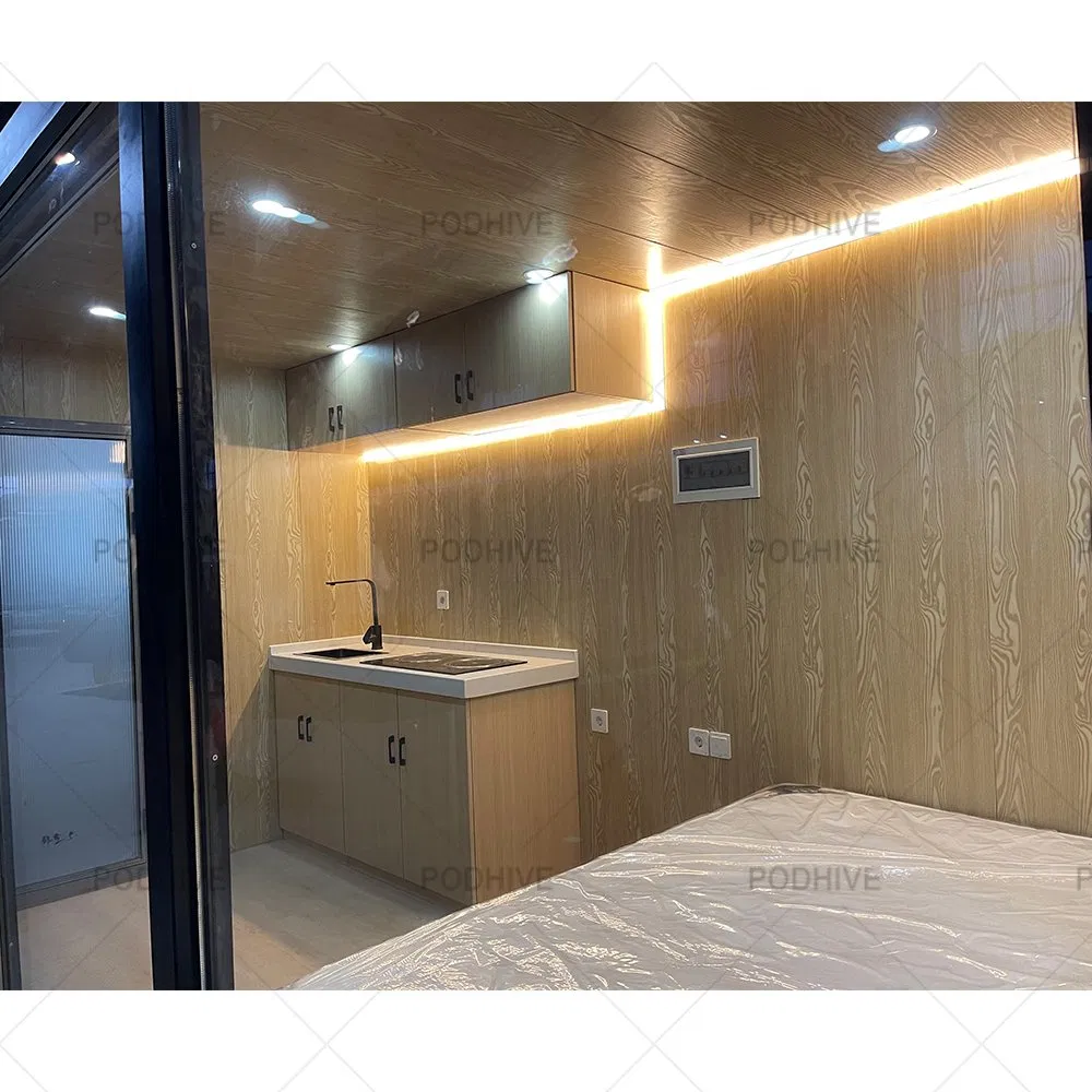 Modern Design Apple Cabin Office Pod for Commercial Space High-Quality Prefabricated Tiny Apple Cabin for Outdoor Living