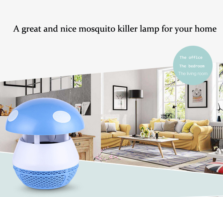 UV LED Electric USB Charging Mosquito Killer Lamp Insects Trap Machine