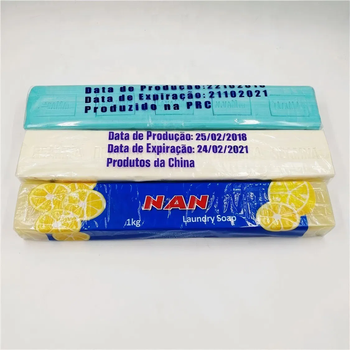 Wholesale Customized China Supplier 1kg 1.5kg Detergent Soap Laundry Bar Soap