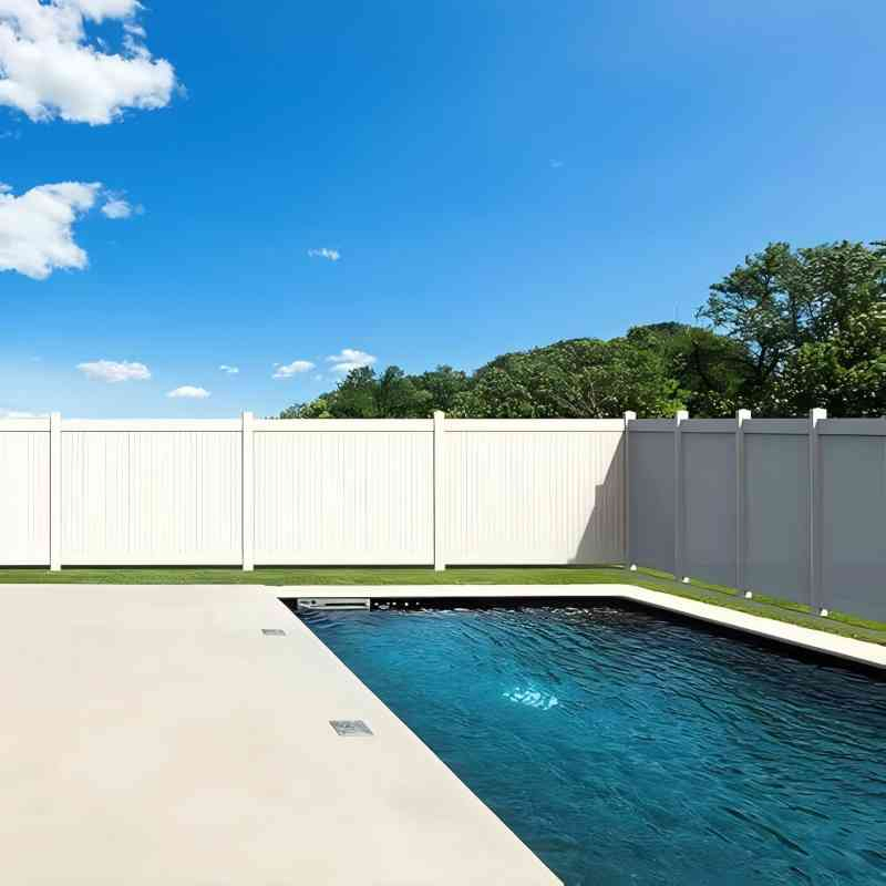 Hot Sale Plastic Vinyl PVC Garden Fence Panel Security Privacy Fence