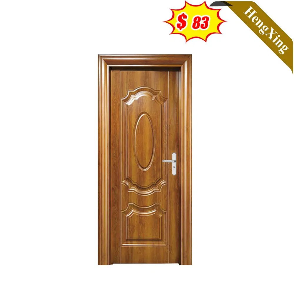 Современная распашная дверь с закалённым стеклом