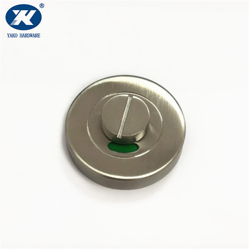 Toilet Partition Hardware Rustproof Durable Hotel Turn Knob Indicator Wc Toilet Bathroom Airport Stainless Steel Door Lock