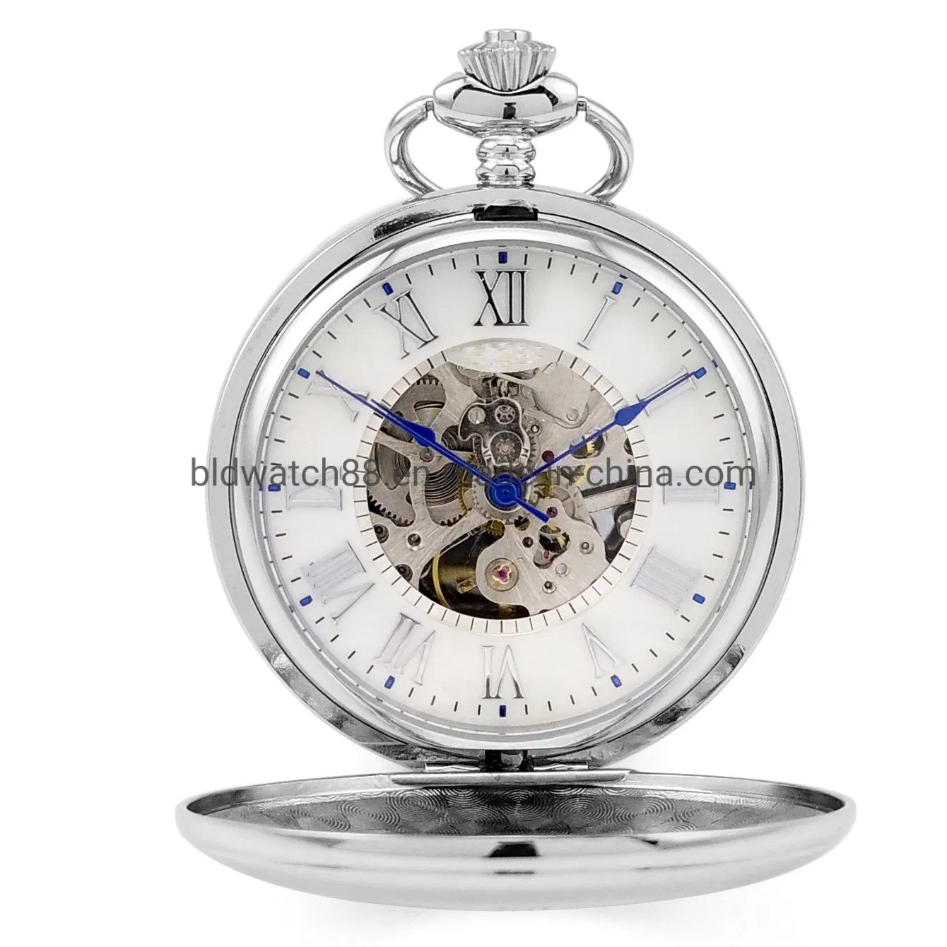 Custom Best Gift Watches Half Hunter Mechanical Brass Pocket Watch
