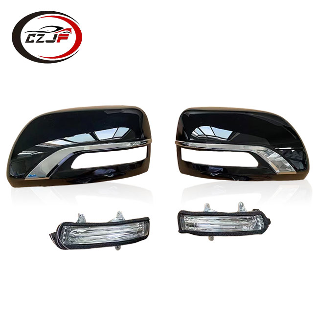 Боковые зеркала заднего вида с LED-подсветкой для Toyota Land Cruiser LC 2016