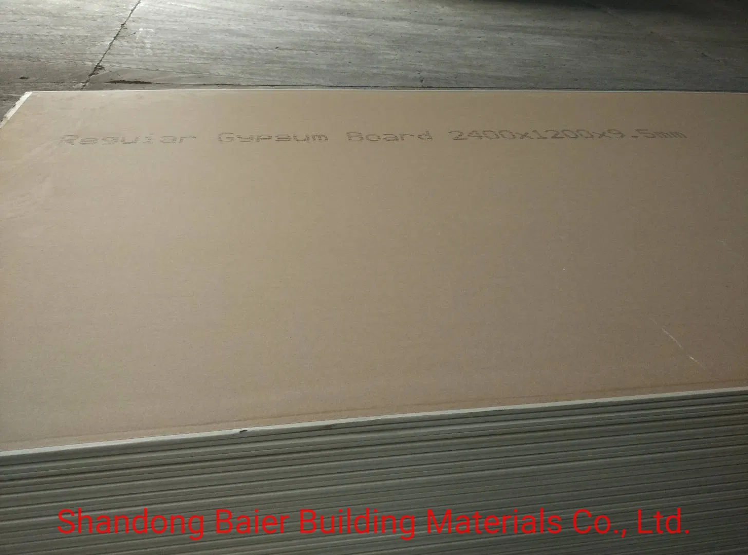 China Gypsum Board for Factory 1200*2400/1220*2440*9-15mm