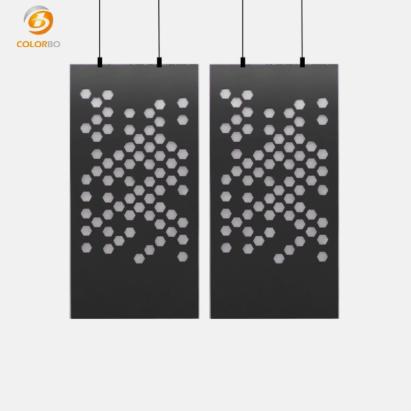 Eco Protection Sound Absorption Partition Space Divider Hanging Screen with High Quality
