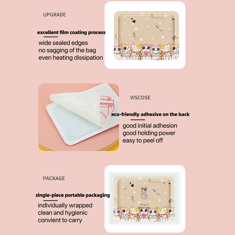 Instant Heating 12-Hour Comfort Stomach Warmer Patch Heating Pad Warming Pack for Menstrual Pain Relief