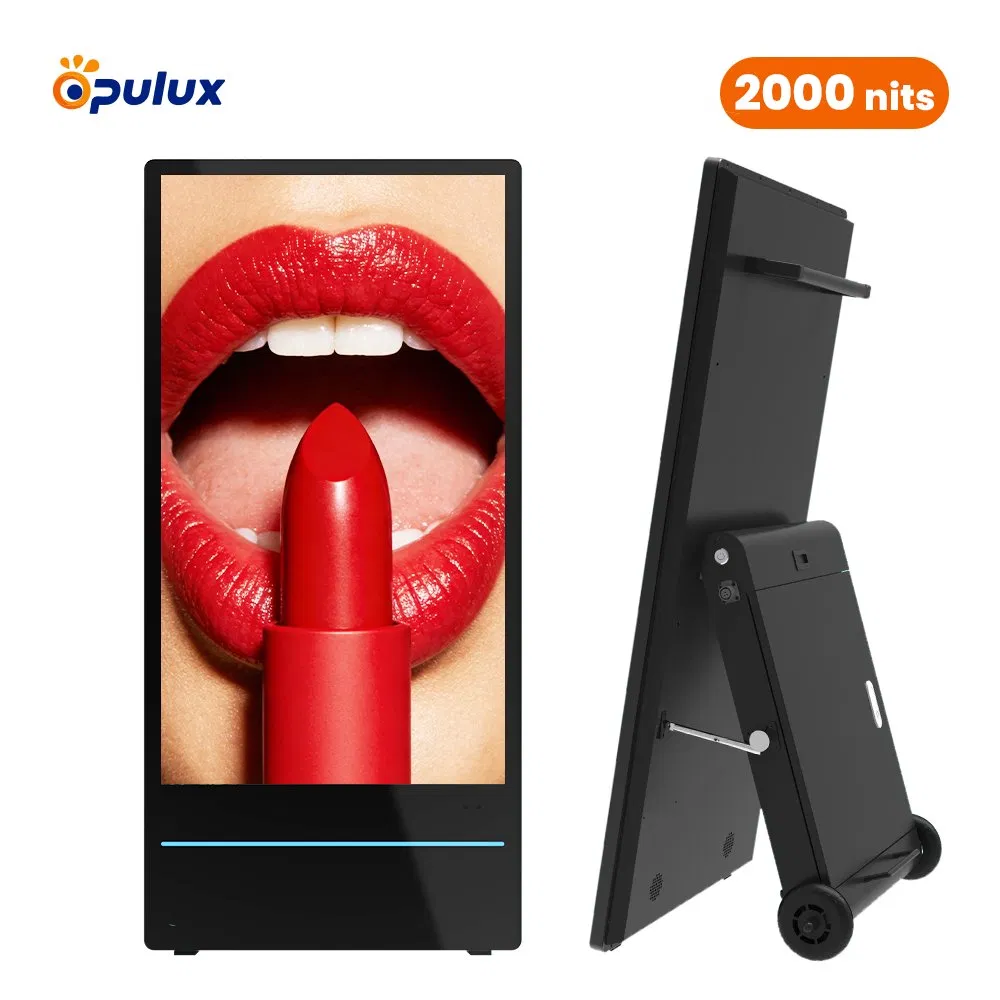 Портативный цифровой постер 32-55 дюймов, IP65