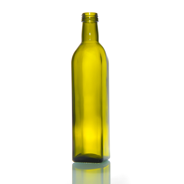 Premium Dark Green Glass Olive Oil Bottles - 750ml & 1000ml Sizes