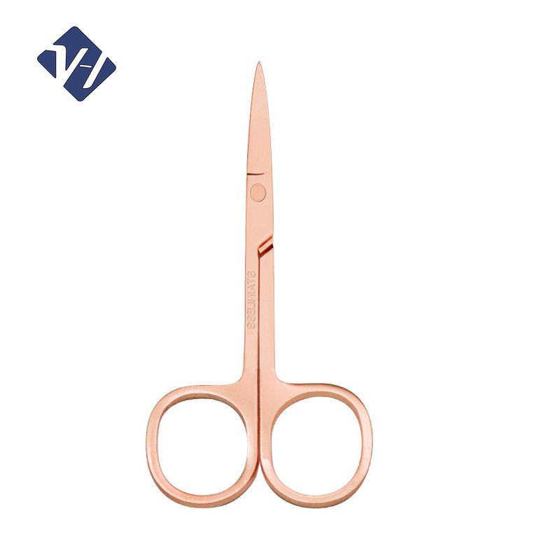 Wholesale Stainless Steel Eyebrow Scissors Hairdressing Nose Hair Trim