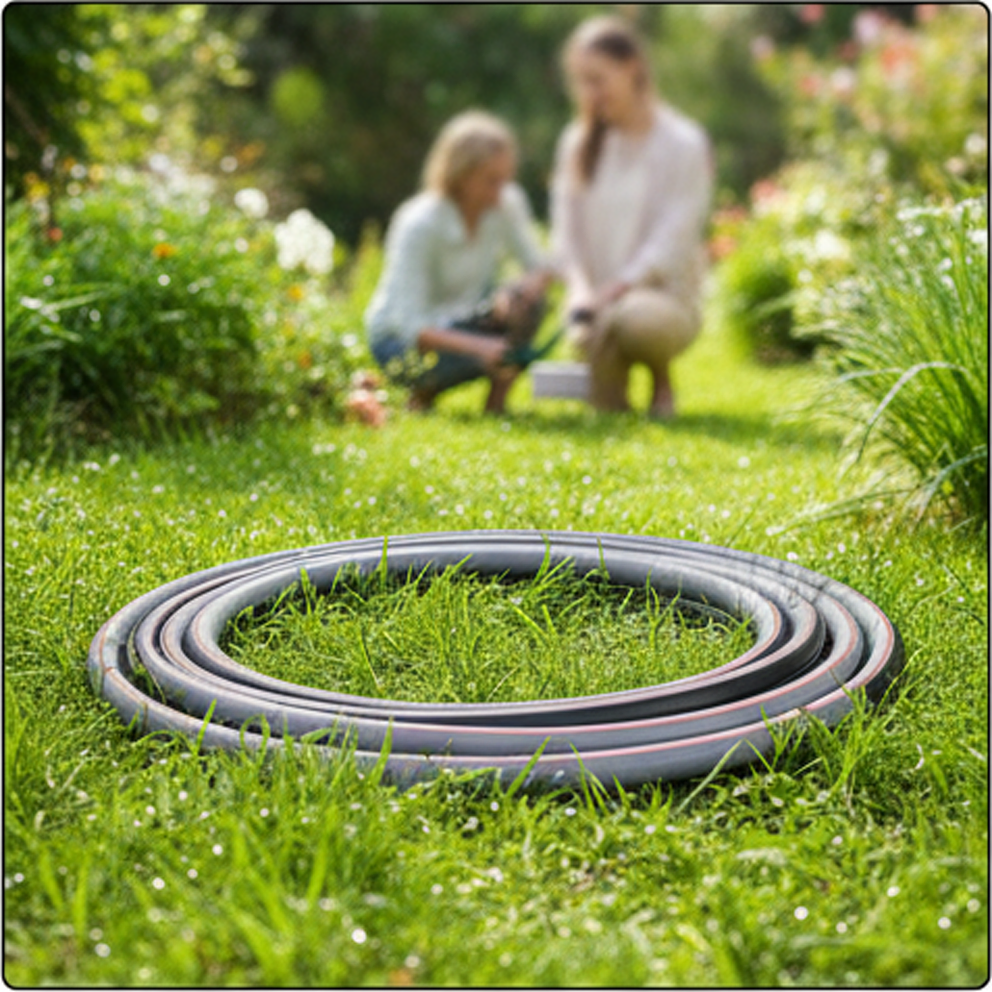 Premium Durable Hybrid PVC Garden Hose - 50FT & 100FT Lengths