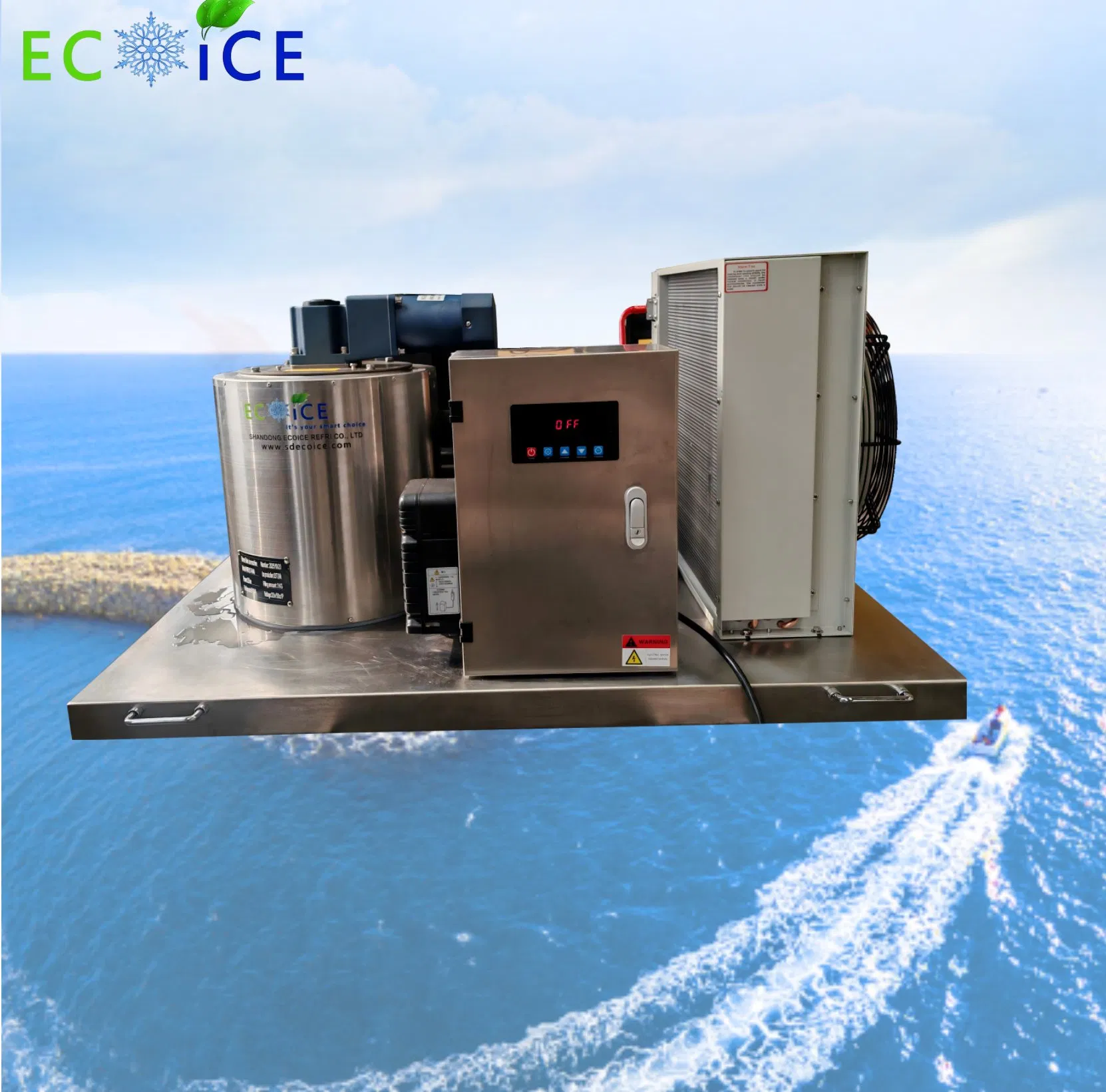 5ton Flake Ice Machine Flake Ice Maker with Ice Storage for Fish Competitive Price