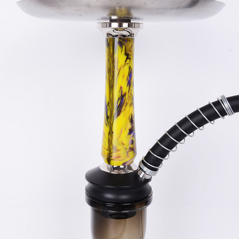 New Arrival Replaceable Smoke Stem Stainless Steel Resin Russian Shisha Hookah