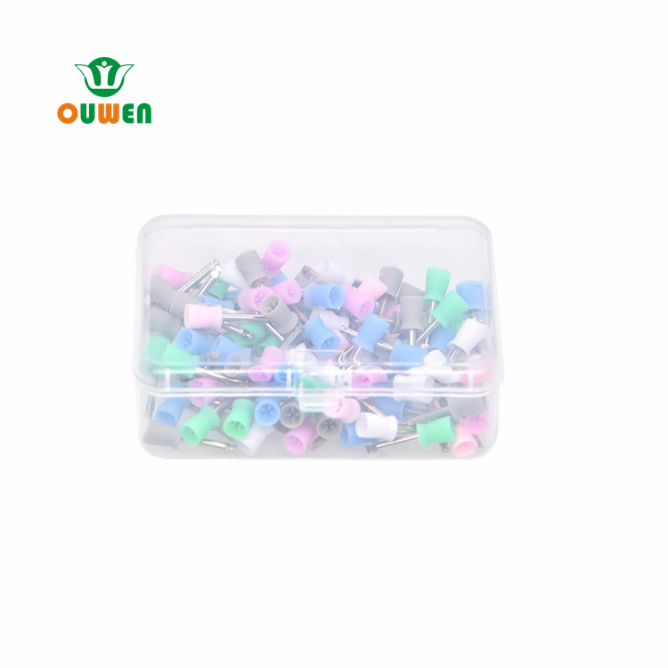 Ouwen Manufacture N-B-1 Six Pages Blue Hard Dental Prophy Polishing Cup