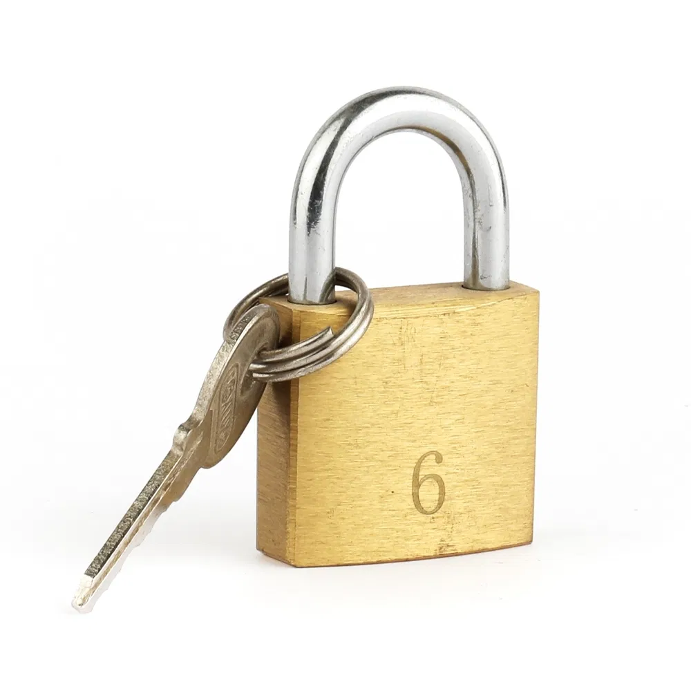 Weatherproof 60mm 5-Pin Brass Long Shackle Padlock for Shed