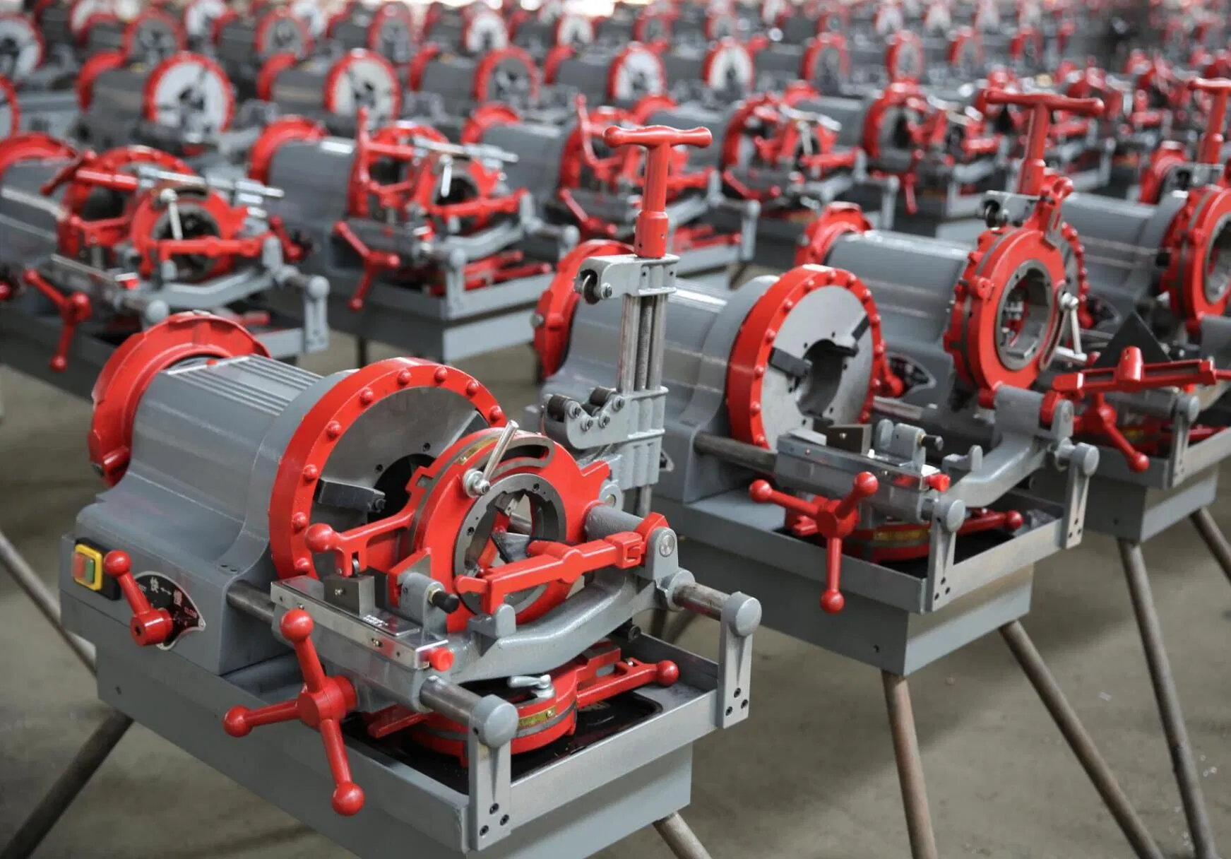 4'' Pipe Threading &Cutting Machine / Threading Machine 1/2''-4''