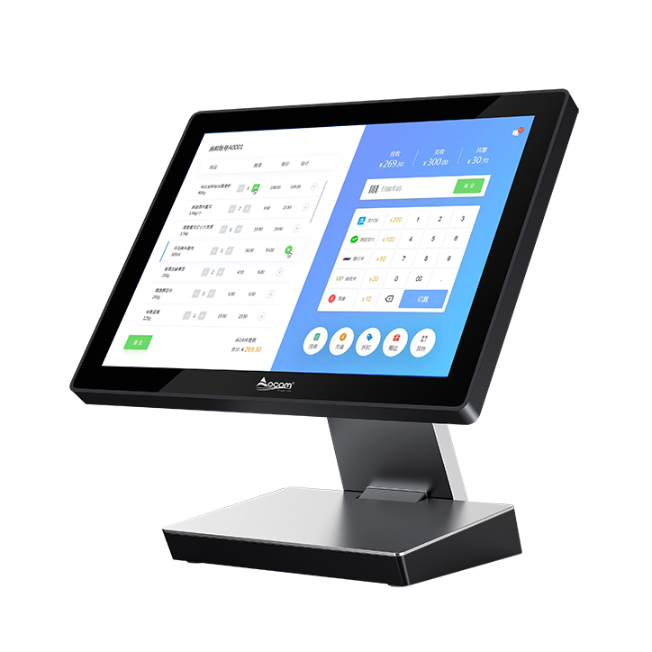 POS-1518 Ocom 15.1 Inch Die-Cast Aluminum Touch POS Machine for Stores