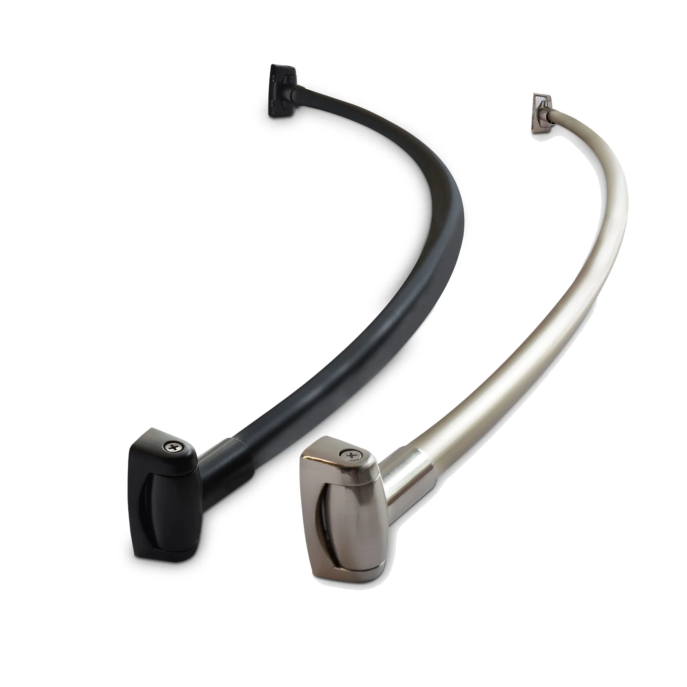 Adjustable Bathroom Telescopic Rods Stainless Steel Shower Curtain Rod Shower Pole