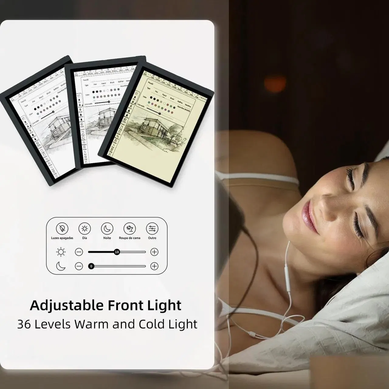 Black and White Color E-Ink Android Touch Ebook for Office