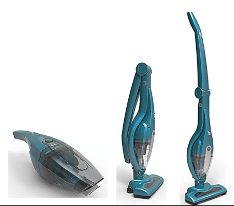 Compact and Cordless Vacuum Cleaner with 18.5V Battery Power