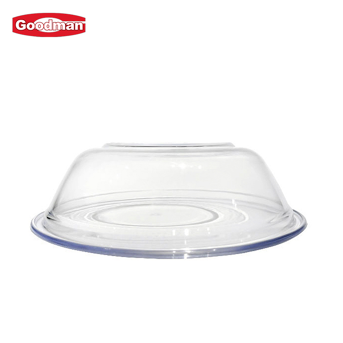 Restaurant Buffet Serving Clear Acrylic Round Plastic PC Mixing Salad Bowl