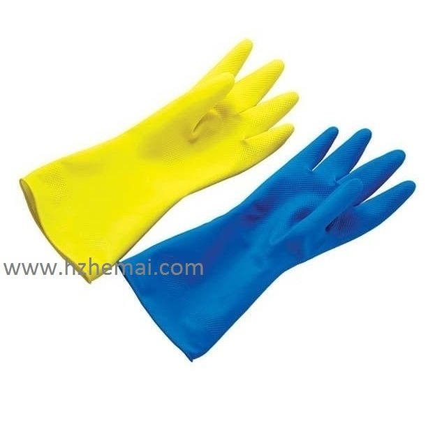 Factory Price Waterproof Household Latex Rubber Gloves