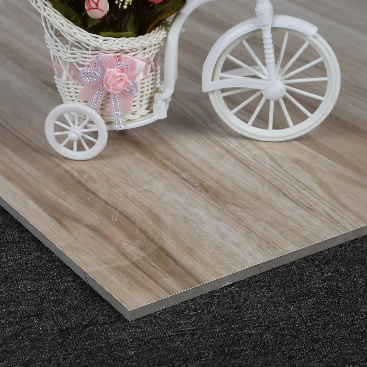 800X800mm Cheap Outdoor Floor Polished Real Travertine Porcelain Tiles