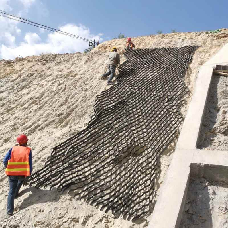 Textured and Perforated HDPE Plastic HDPE Geocell - High-Strength and Flexible, Suitable for Landscaping Projects Geotechnical Soil Gravel Stabilizer Honeycomb