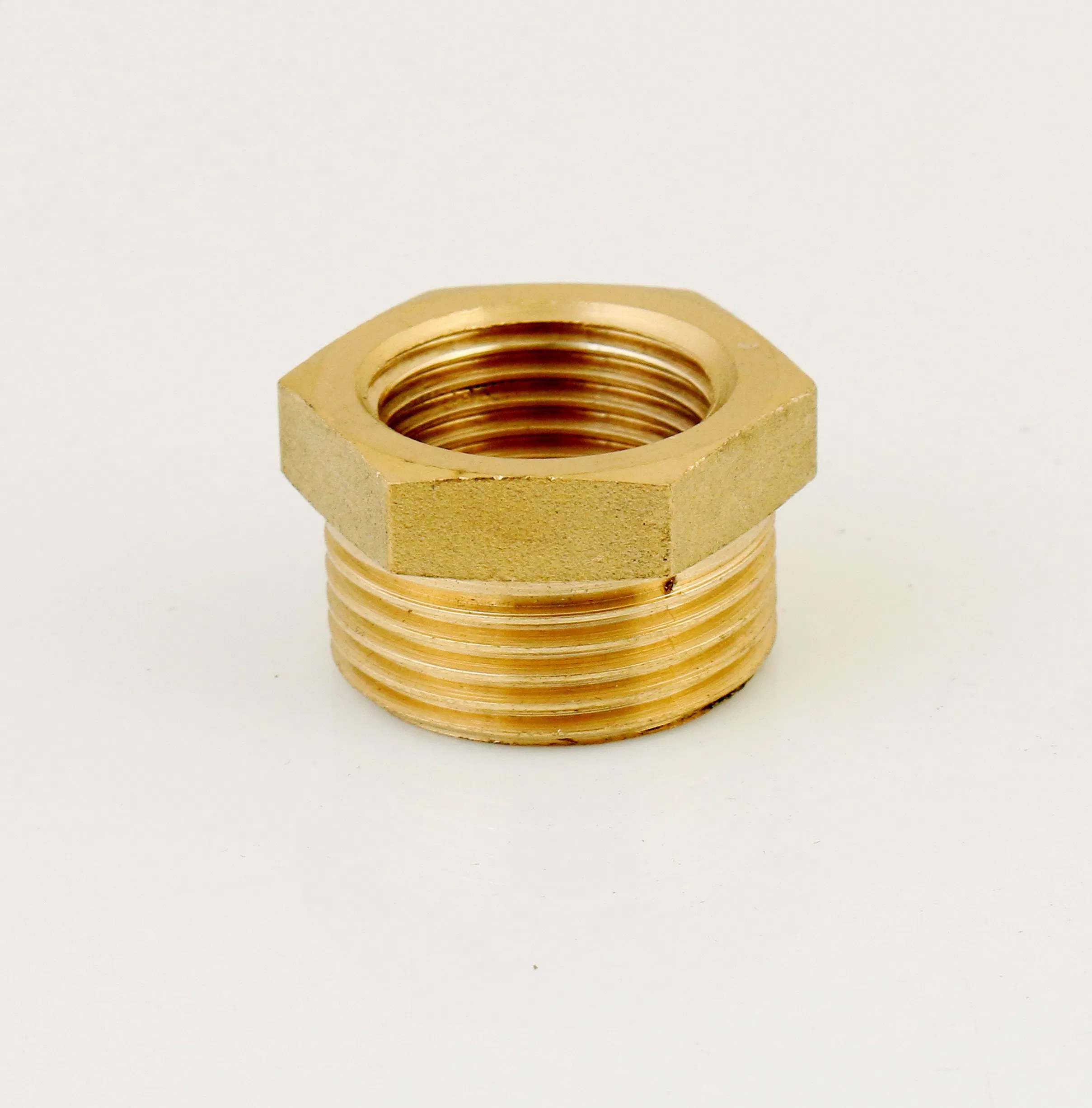 Wholesale Compression Stainless Steel Crimp Plumbing Connector 1/2'' 3/4-1'' Nipple Brass Adapter