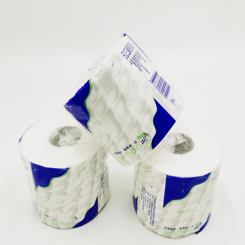 Premier 1/2 Ply Virgin Wood Bamboo Unscented Embossing Jumbo Roll Toilet Bath Tissue Paper with Core