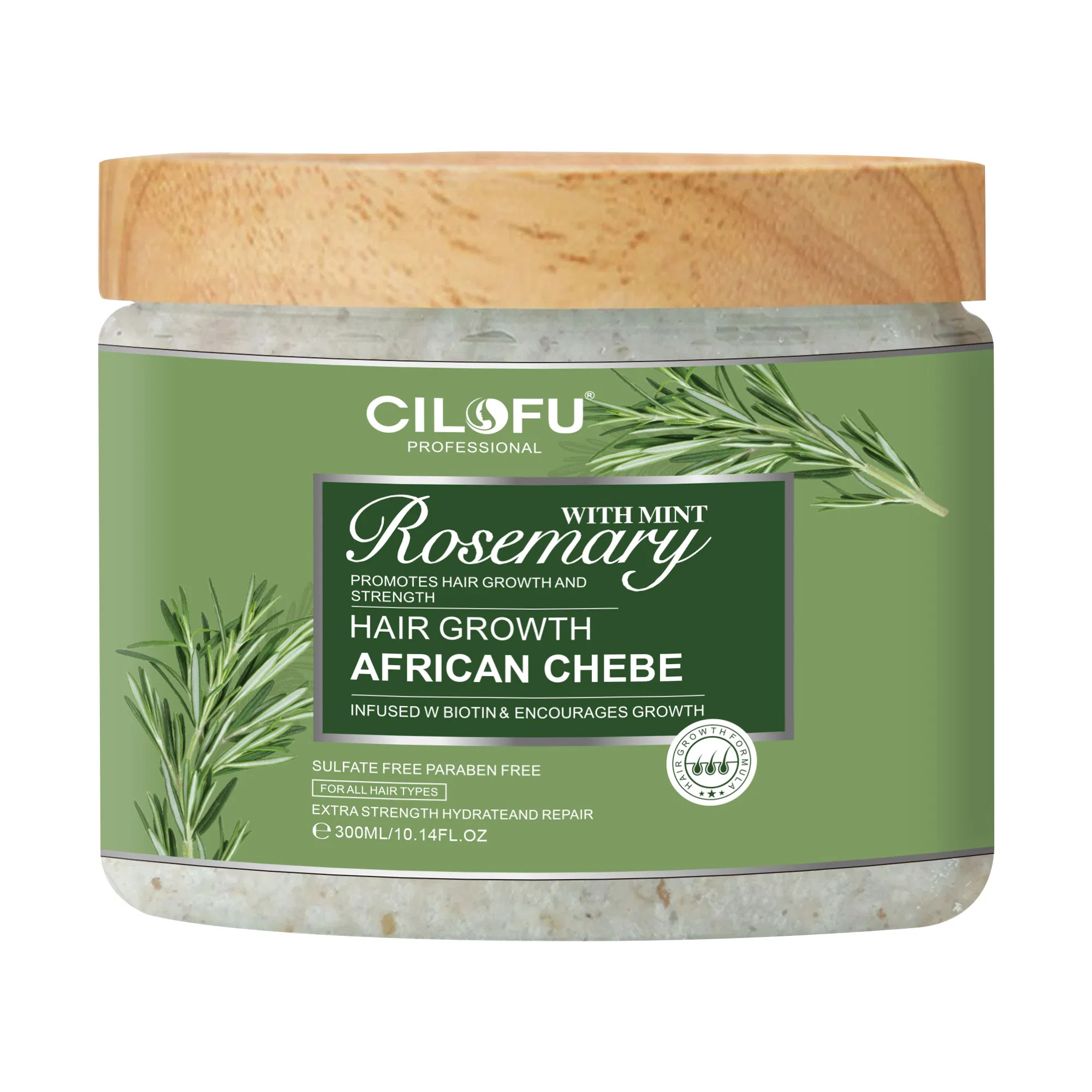 Rosemary African Chebe Hair Butter Leave-in Conditioner Promotes Hair Growth and Strength Moisture and Shiny