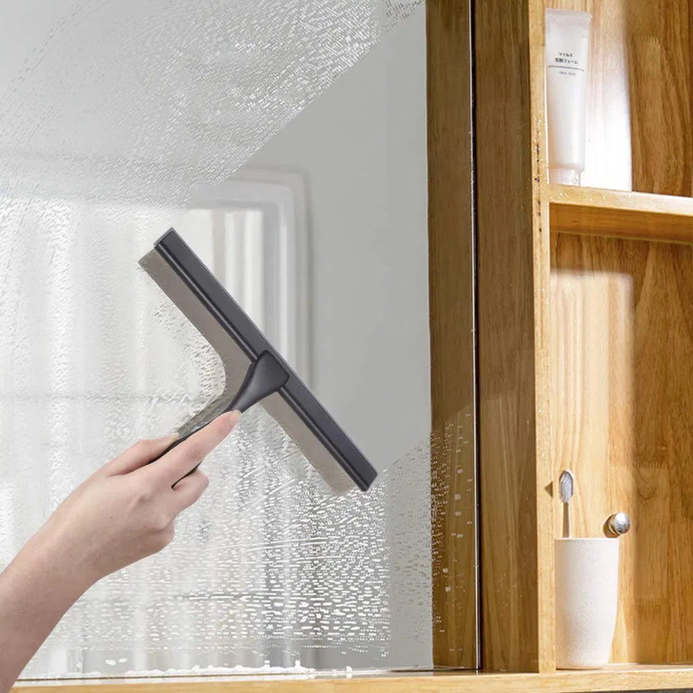 All-Purpose Shower Squeegee Shower Doors Bathroom Window Glass Stainless Steel Scraper