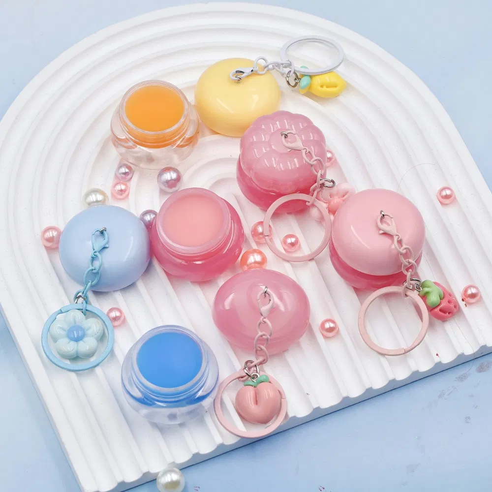 5 Flavors Fruit Lip Balm Private Label Pink Lips Balm Vegan Moisture Lip Balm Ball
