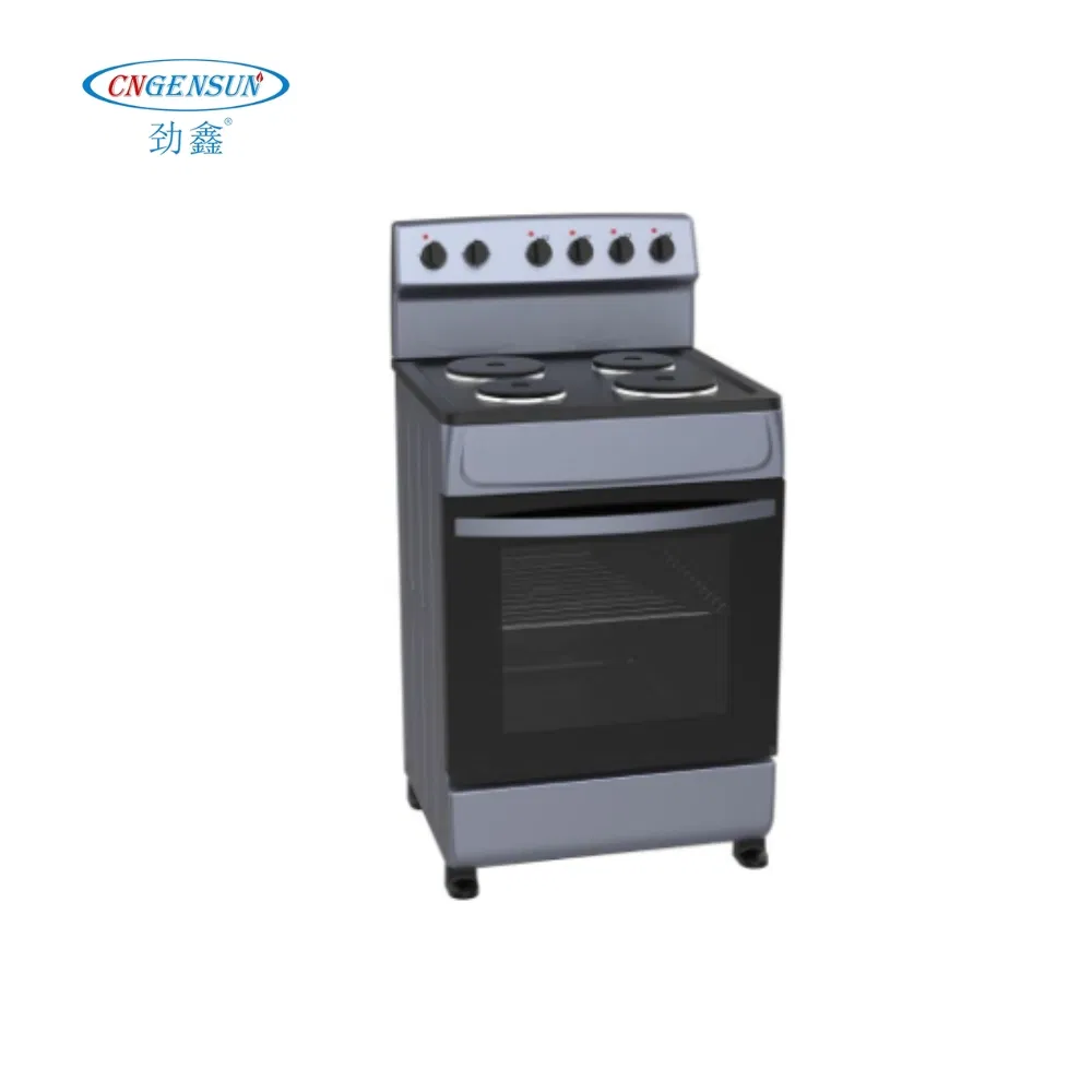 24'' 4 Burner Free Standing Back-Control Baking Electric Stove with Oven