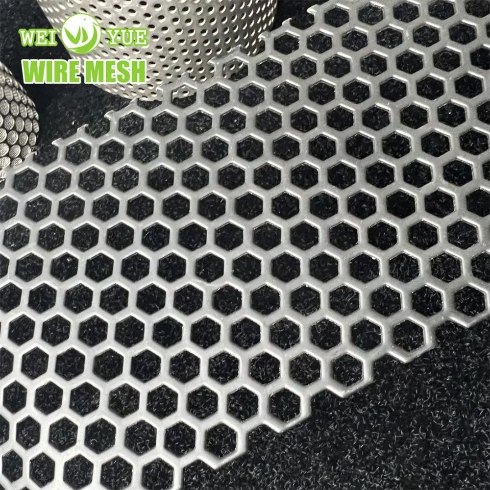 Slotted Hole Aluminum Perforated Metal Sheet for Stairs Fence Aluminum Perforated Metal Mesh
