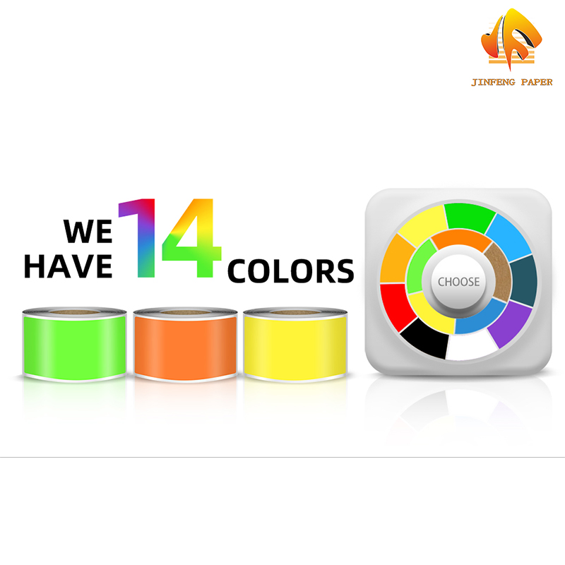 Color-Coded Rectangle Sticker Labels for Business Inventory 250PCS